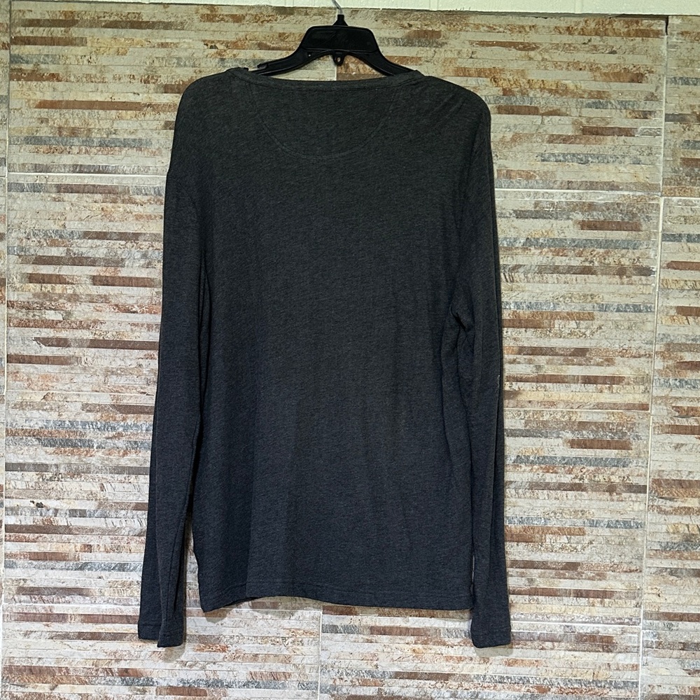 Treasure & Bond Dark Gray Long Sleeve Shirt - Picture 3 of 4